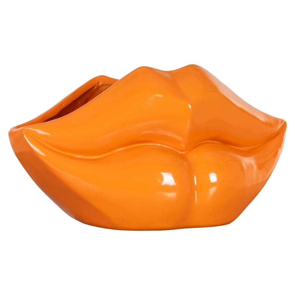 Vaza decorativa din Polirasina Portocaliu L37xH19cm Lippo Richmond interiors