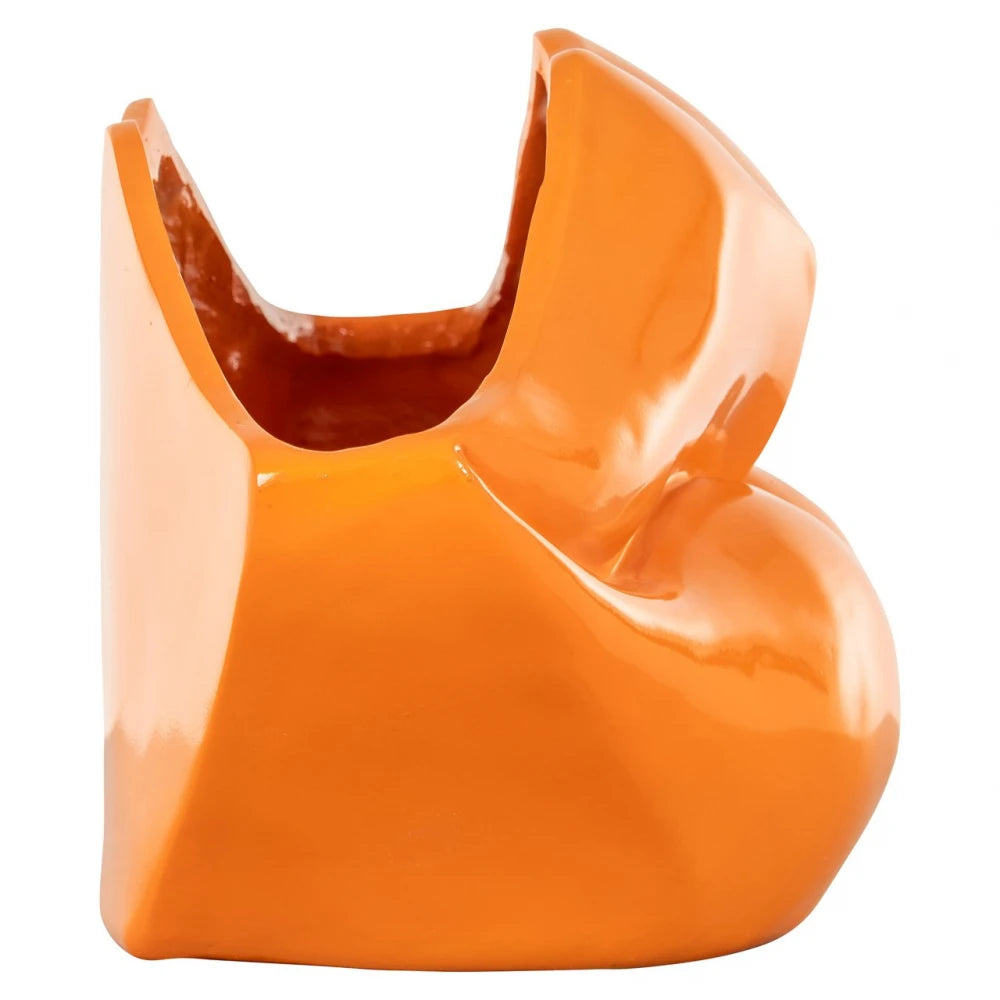 Vaza decorativa din Polirasina Portocaliu L37xH19cm Lippo Richmond interiors