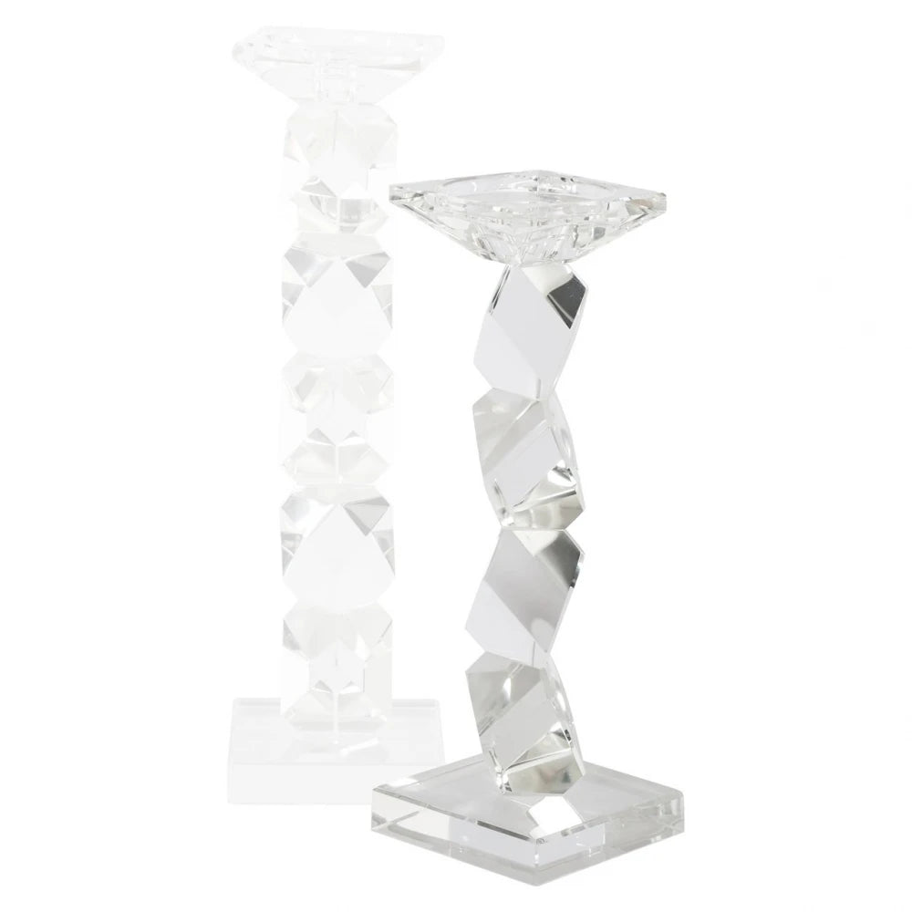 Suport lumanare din Sticla Transparent L10xH29.5cm Zhara Richmond interiors