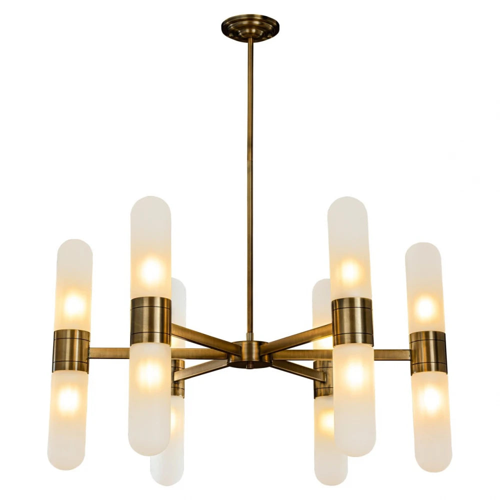 Candelabru din Metal/Sticla Bronz D86xH220cm Tricon Richmond Interiors