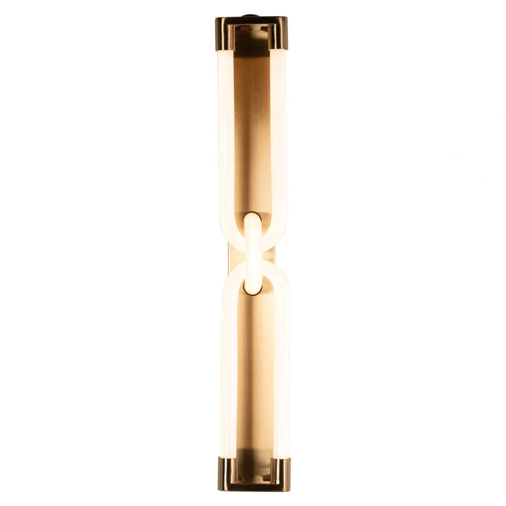 Aplica de perete din Metal/Acrilic Auriu L13xH60cm Lysa Richmond interiors