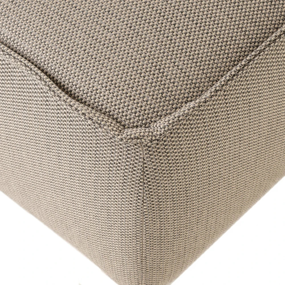 Sezlong de exterior din Stofa Maro si Metal Negru L110xH80cm Jondal Richmond interiors