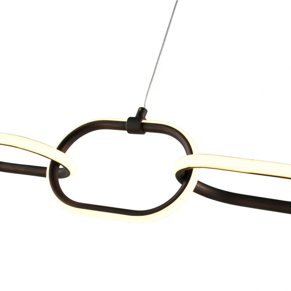 Lustra din Metal Bronz L92xH140cm Layn Richmond interiors