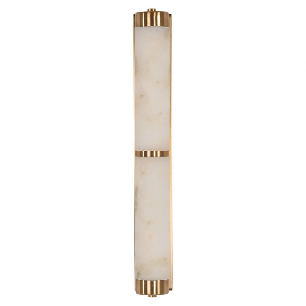 Aplica de perete din Metal/Marmura artificiala Auriu/Alb L11xH59.5cm Lycke Richmond interiors