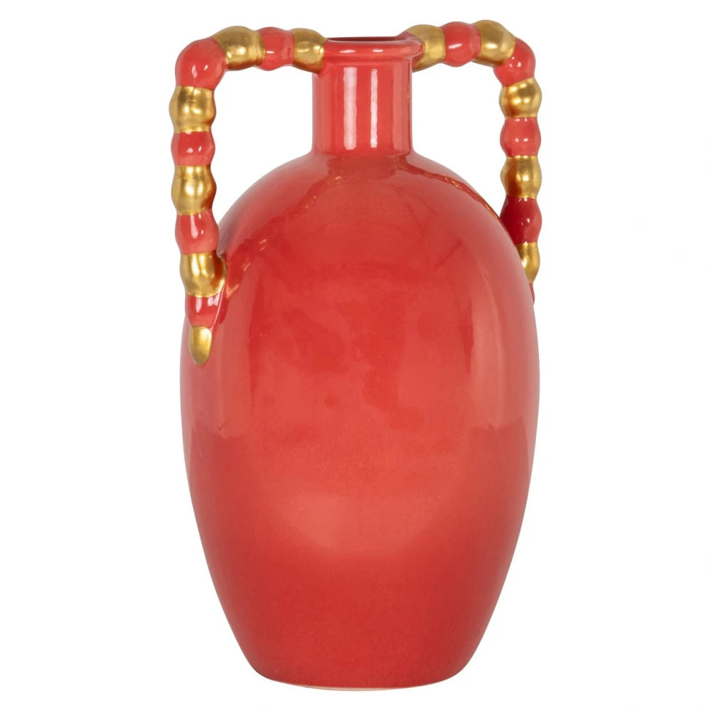 Vaza decorativa din Ceramica Portocaliu L25xH38cm Davita Richmond interiors