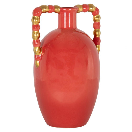 Vaza decorativa din Ceramica Portocaliu L25xH38cm Davita Richmond interiors