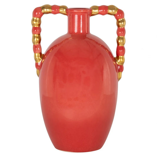Vaza decorativa din Ceramica Portocaliu L25xH38cm Davita Richmond interiors