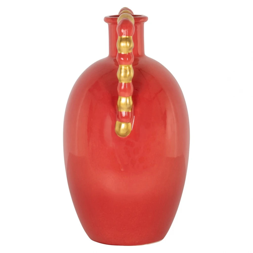 Vaza decorativa din Ceramica Portocaliu L25xH38cm Davita Richmond interiors
