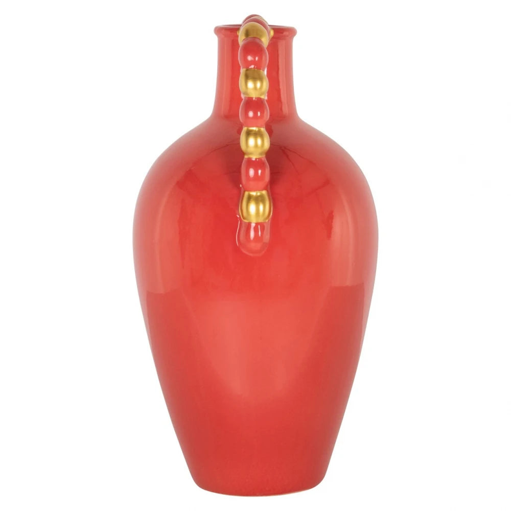 Vaza decorativa din Ceramica Portocaliu L27xH45cm Davita Richmond interiors