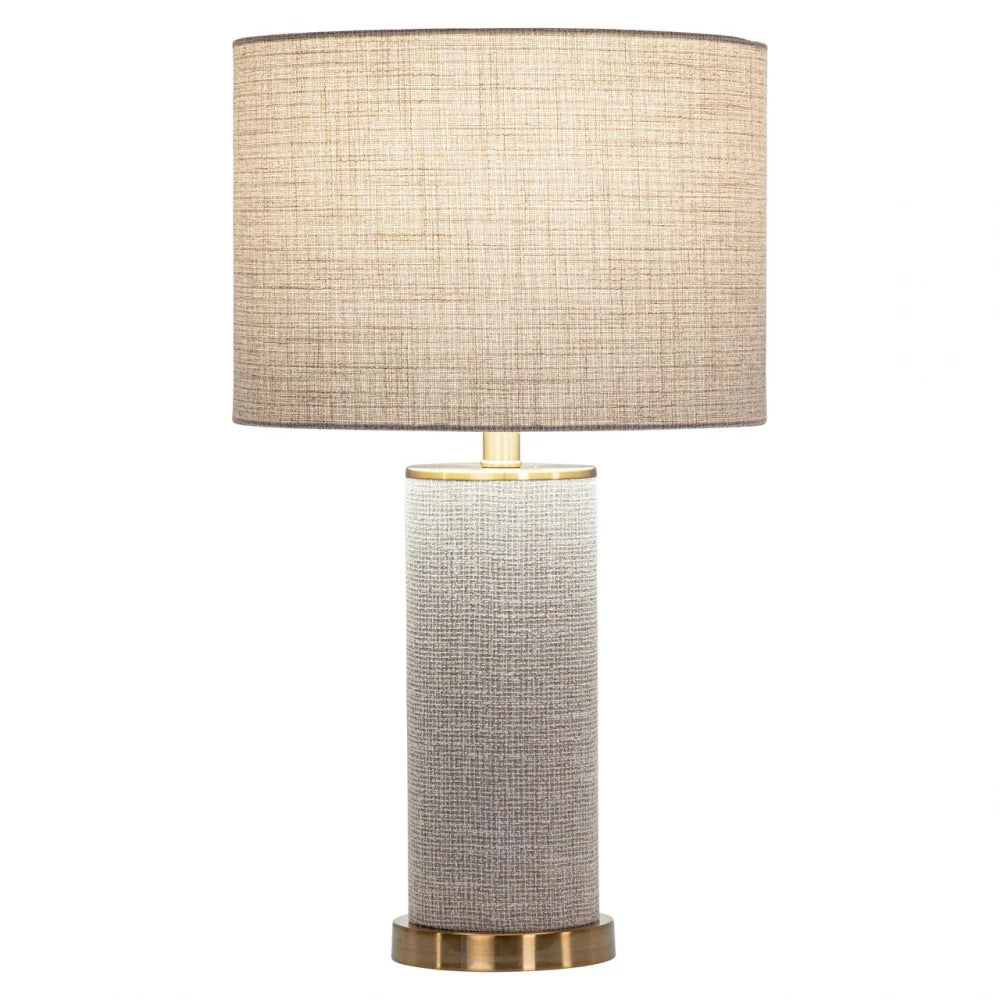 Veioza din Metal/Stofa Auriu/Bej D35xH61cm Joline Richmond Interiors