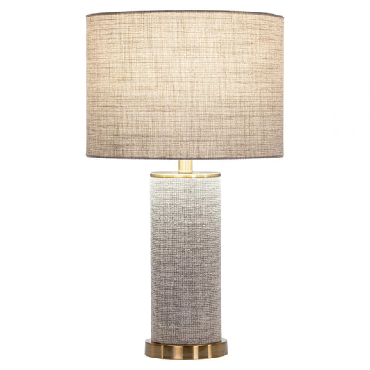 Veioza din Metal/Stofa Auriu/Bej D35xH61cm Joline Richmond Interiors