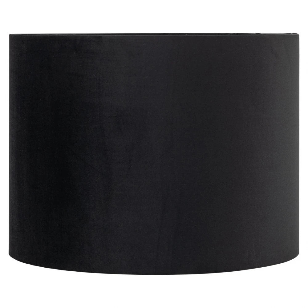 Abajur din Catifea Negru D50xH38cm Jaylinn Richmond Interiors