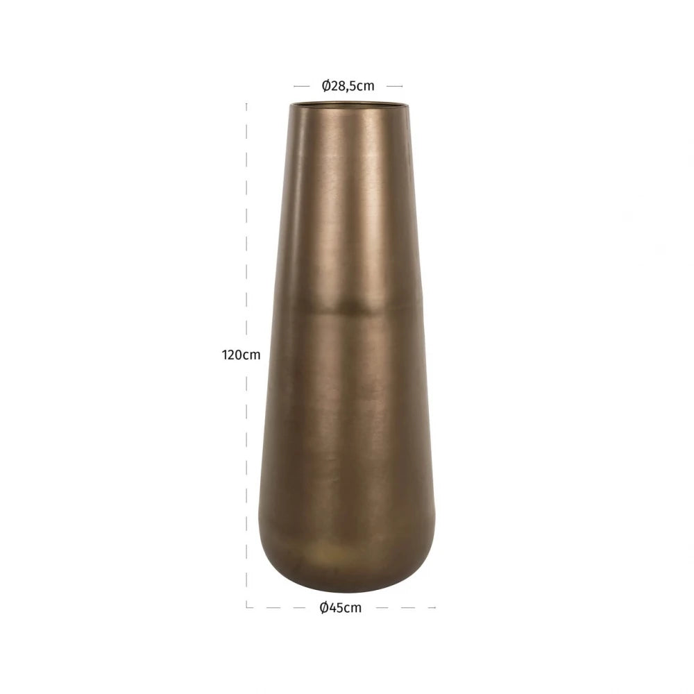 Vaza decorativa din Aluminiu Alama D45xH120cm Kenza Richmond Interiors