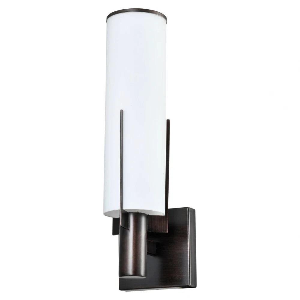 Aplica de perete din Metal/Sticla Bronz/Alb L12xH40cm Magly Richmond interiors