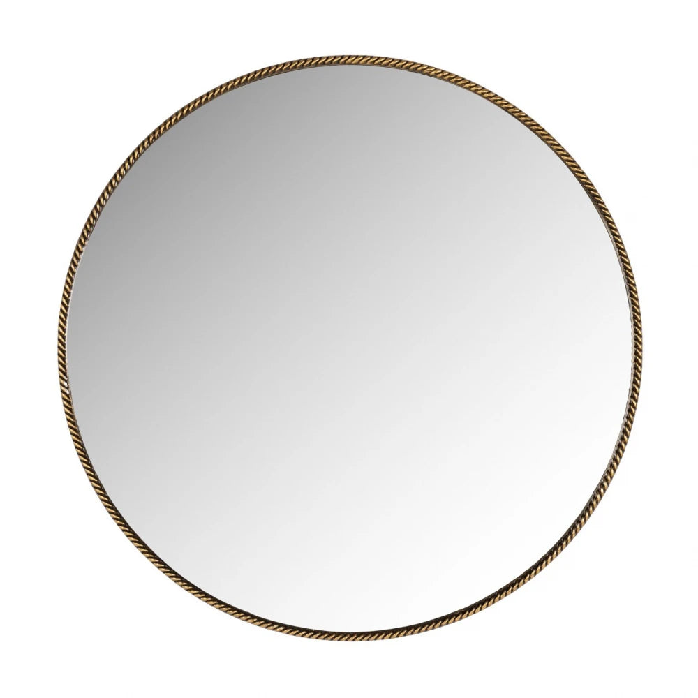 Oglinda cu rama din Metal Auriu D70cm Lavinia Richmond Interiors