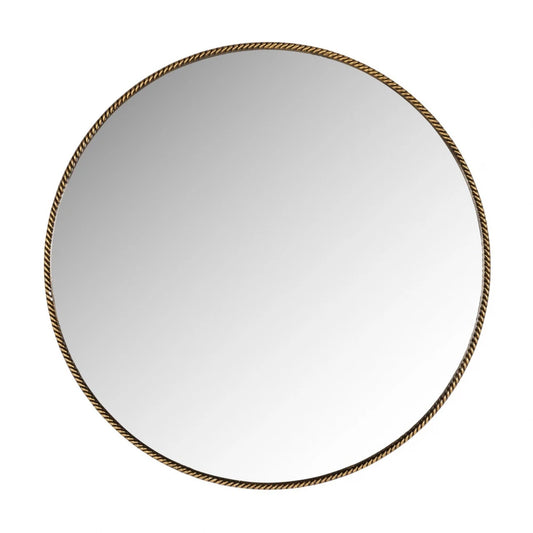 Oglinda cu rama din Metal Auriu D70cm Lavinia Richmond Interiors