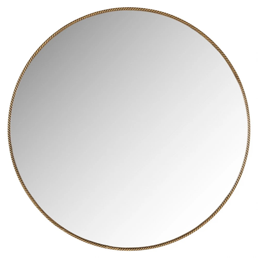 Oglinda cu rama din Metal Auriu D90cm Lavinia Richmond Interiors