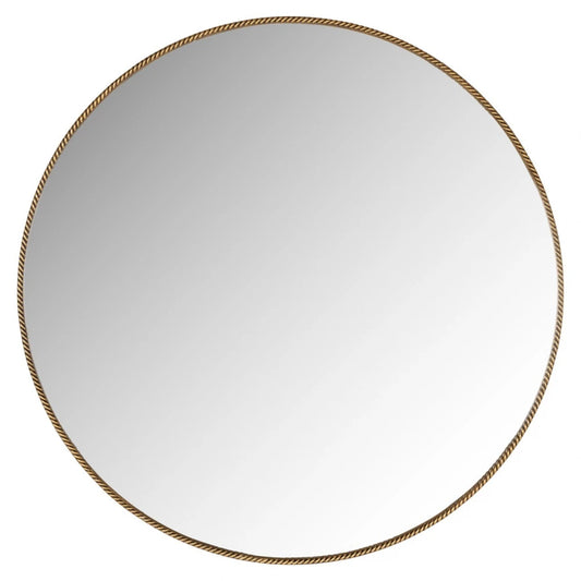 Oglinda cu rama din Metal Auriu D90cm Lavinia Richmond Interiors