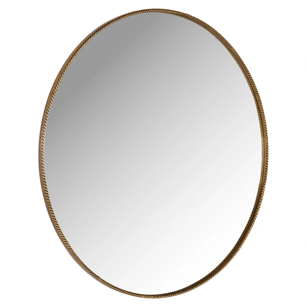 Oglinda cu rama din Metal Auriu D90cm Lavinia Richmond Interiors