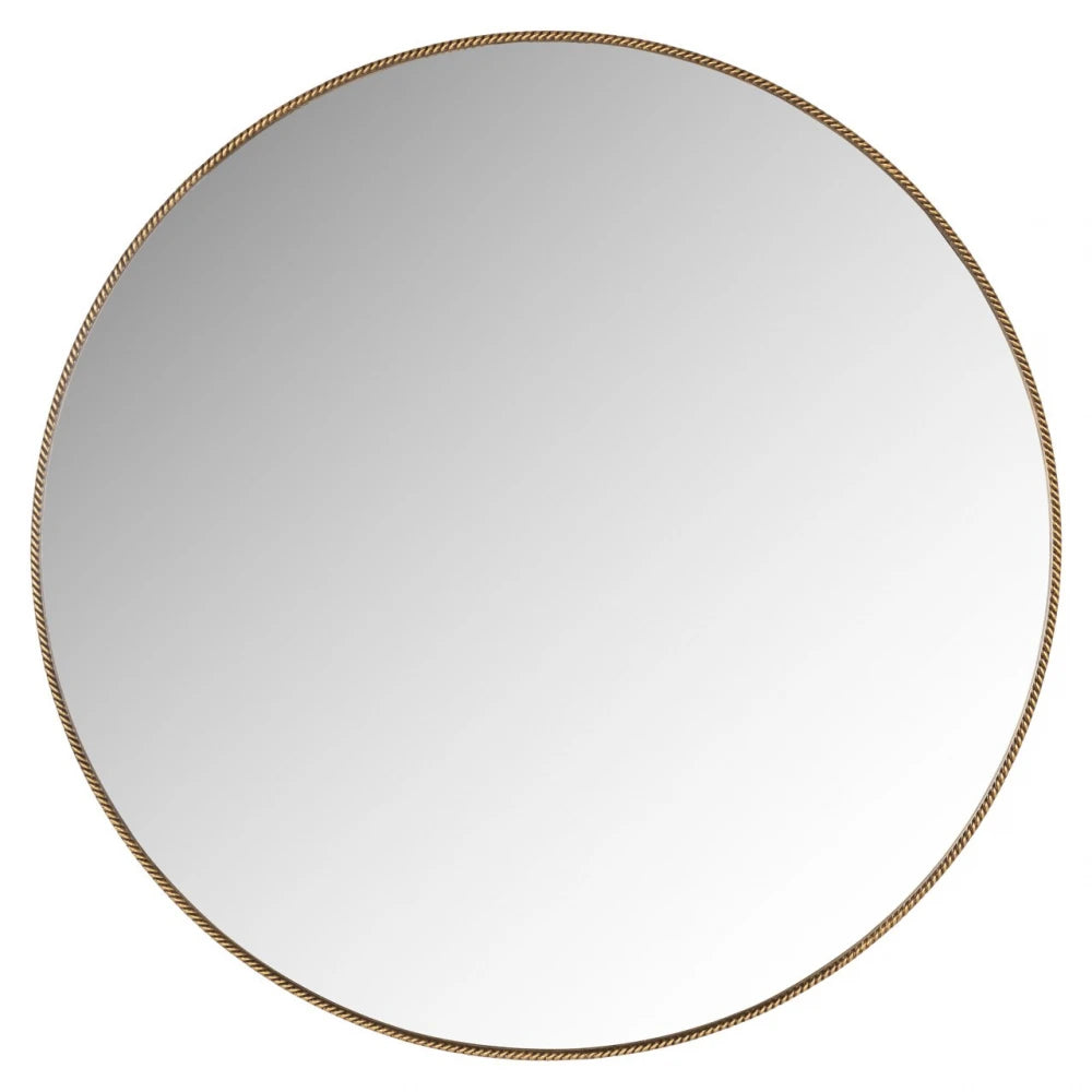 Oglinda cu rama din Metal Auriu D110cm Lavinia Richmond Interiors