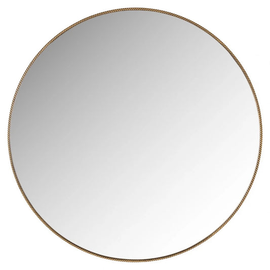 Oglinda cu rama din Metal Auriu D110cm Lavinia Richmond Interiors
