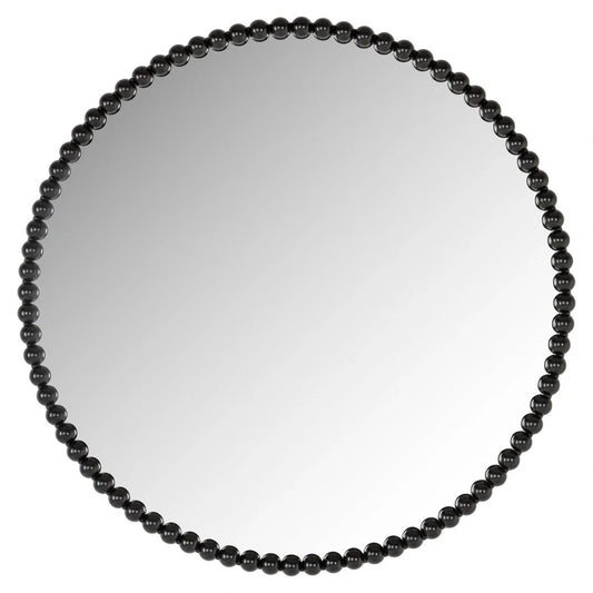 Oglinda cu rama din Metal Negru D80cm Laureen Richmond Interiors