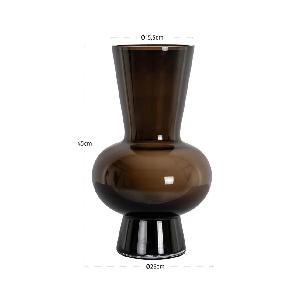 Vaza decorativa din Sticla Maro D26xH45cm Zaya Richmond Interiors