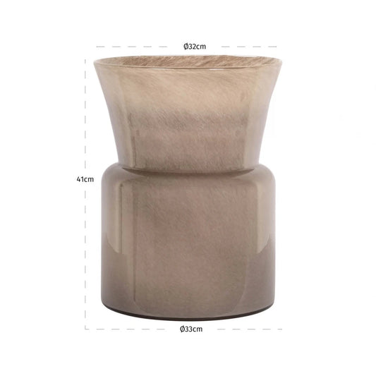 Vaza decorativa din Sticla Maro D33xH42cm Milo Richmond Interiors