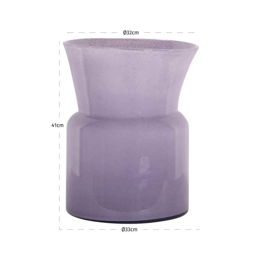 Vaza decorativa din Sticla Mov D33xH42cm Milano Richmond Interiors