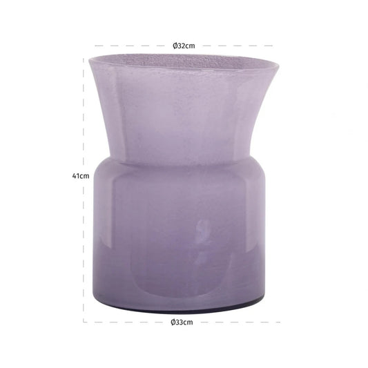 Vaza decorativa din Sticla Mov D33xH42cm Milano Richmond Interiors