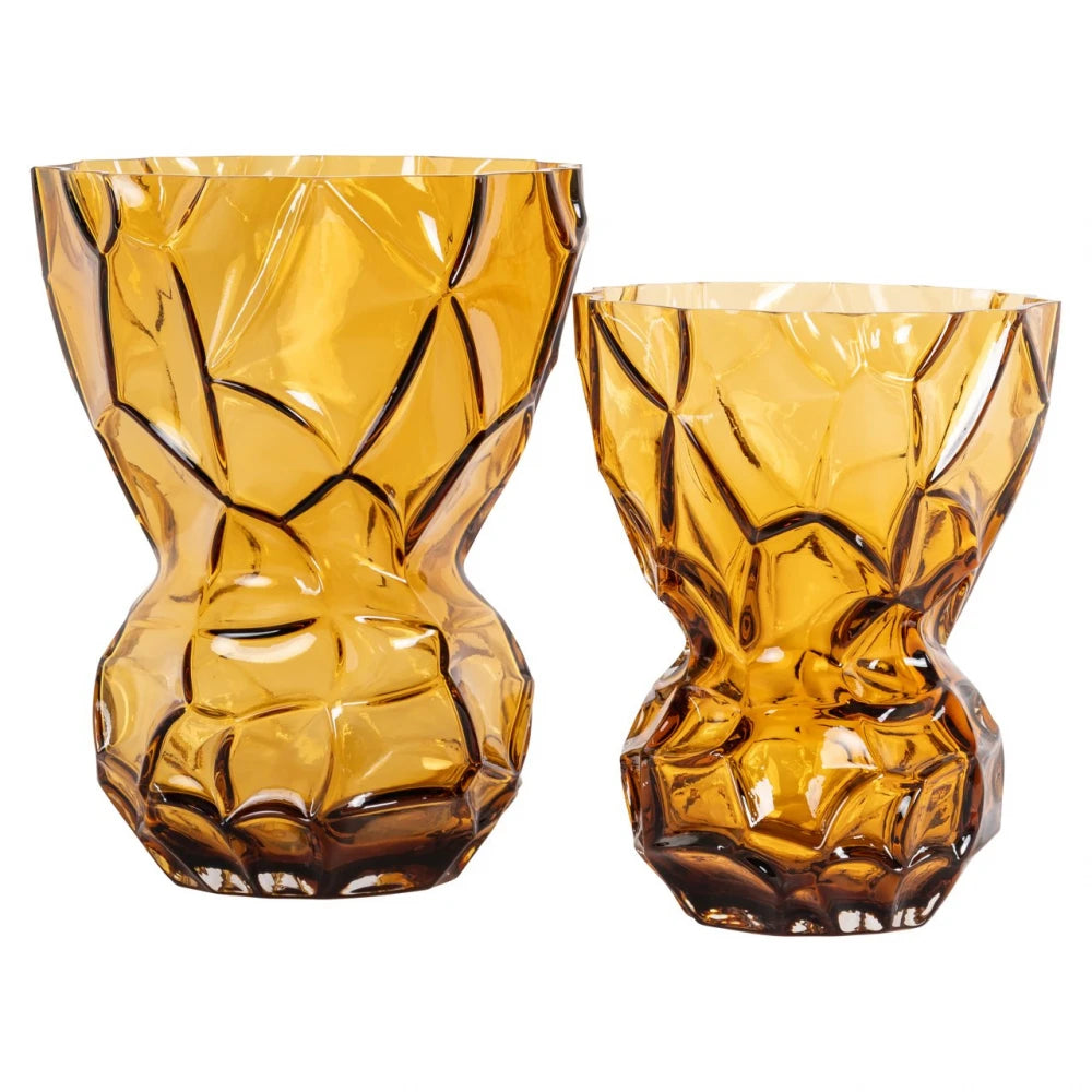 Vaza decorativa din Sticla Auriu amber D23xH30cm Mason Richmond Interiors