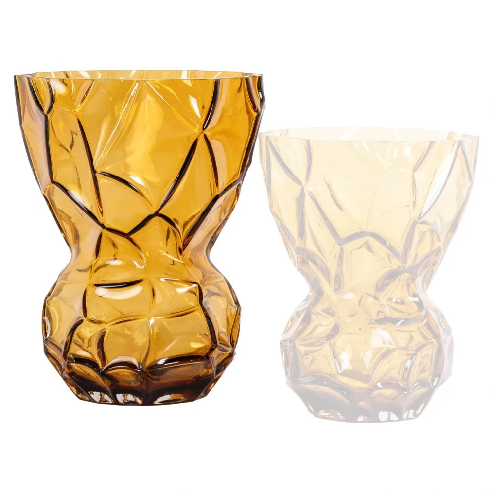 Vaza decorativa din Sticla Auriu amber D23xH30cm Mason Richmond Interiors