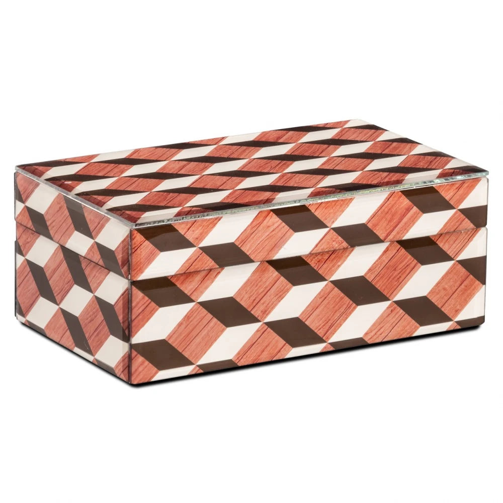 Cutie depozitare din MDF/Sticla Multicolor L20xH8cm Chady Richmond interiors