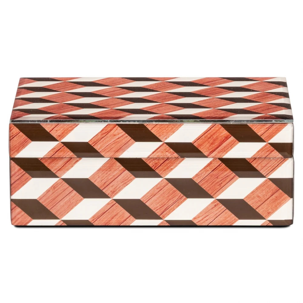 Cutie depozitare din MDF/Sticla Multicolor L20xH8cm Chady Richmond interiors