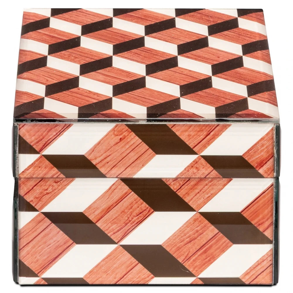 Cutie depozitare din MDF/Sticla Multicolor L20xH8cm Chady Richmond interiors