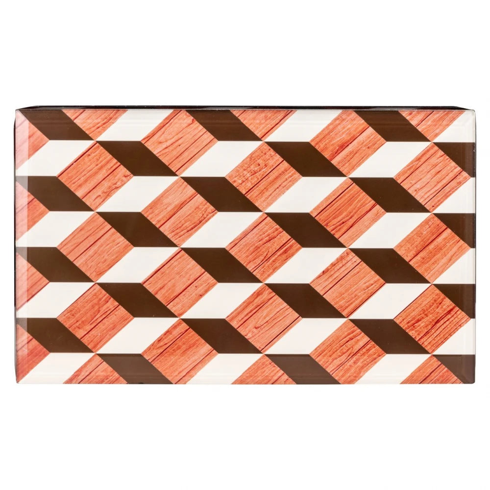 Cutie depozitare din MDF/Sticla Multicolor L20xH8cm Chady Richmond interiors