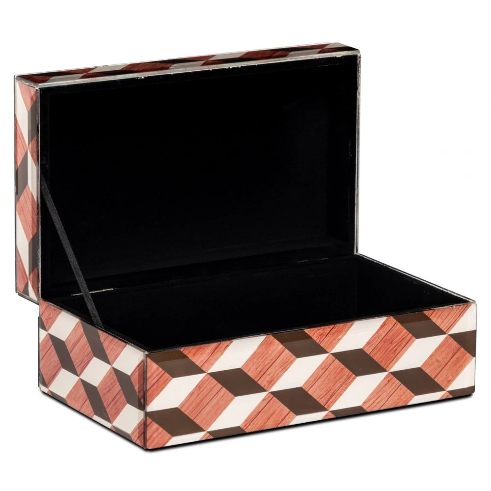 Cutie depozitare din MDF/Sticla Multicolor L20xH8cm Chady Richmond interiors