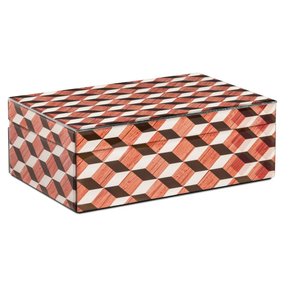 Cutie depozitare din MDF/Sticla Multicolor L28xH10cm Chady L Richmond interiors