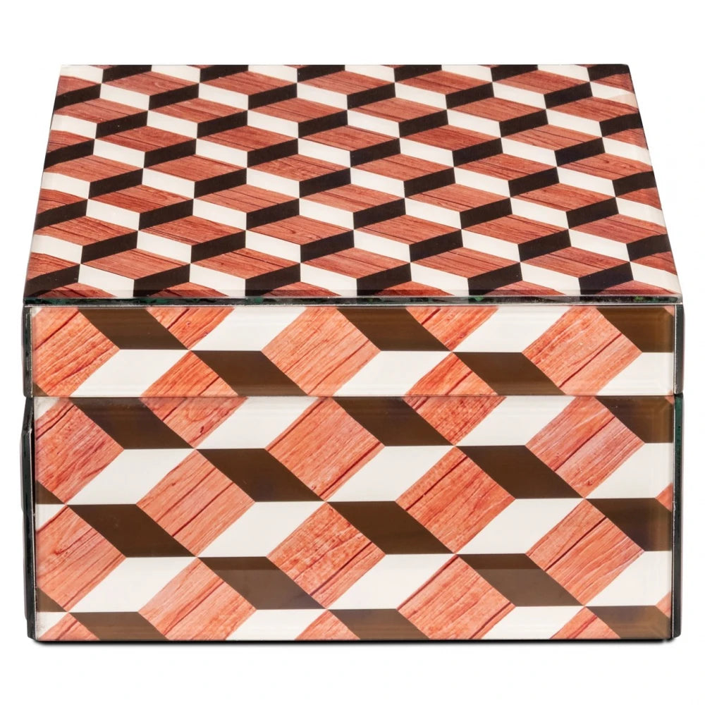 Cutie depozitare din MDF/Sticla Multicolor L28xH10cm Chady L Richmond interiors