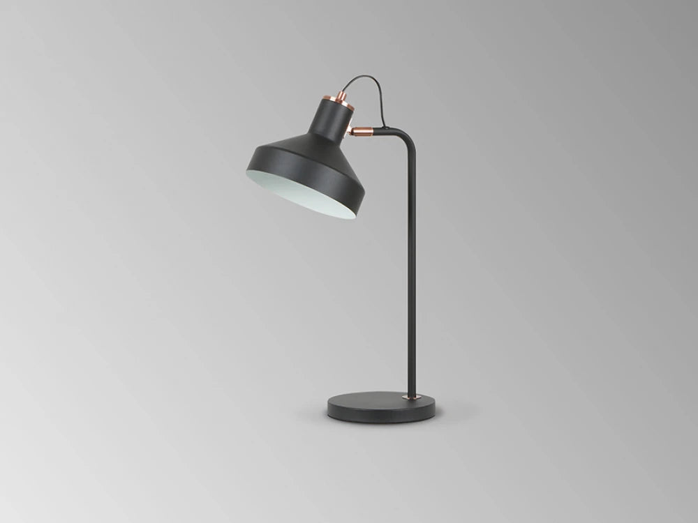 Veioza din Metal Negru 20W L30xH50cm Irias