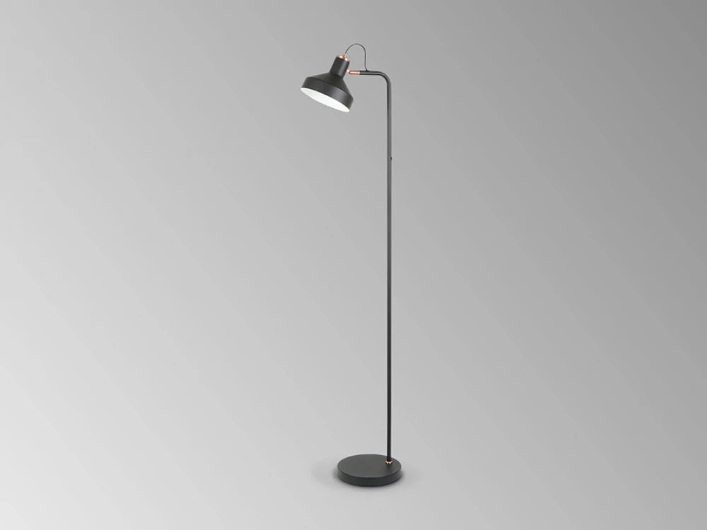 Lampa de podea din Metal Negru 20W L35xH149cm Irias