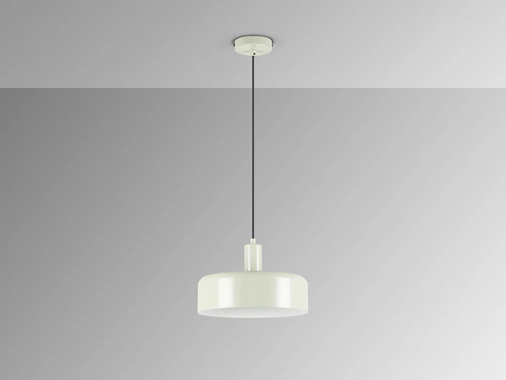 Pendul din Metal Alb 20W D28xH150cm Alessia