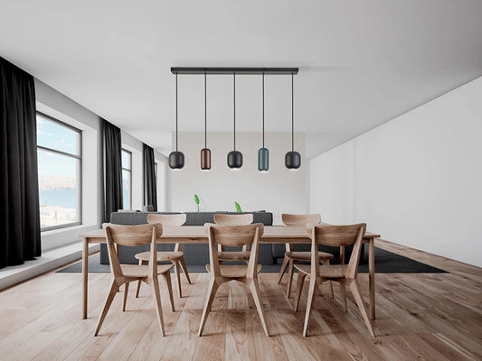 Lustra din Metal Multicolor/Negru L102xH160cm Nimes