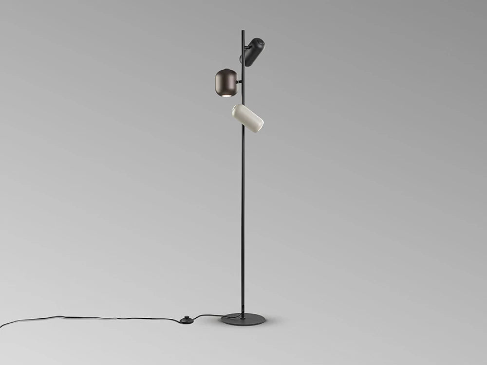 Lampa de podea din Metal Multicolor/Negru D28xH145cm Nimes