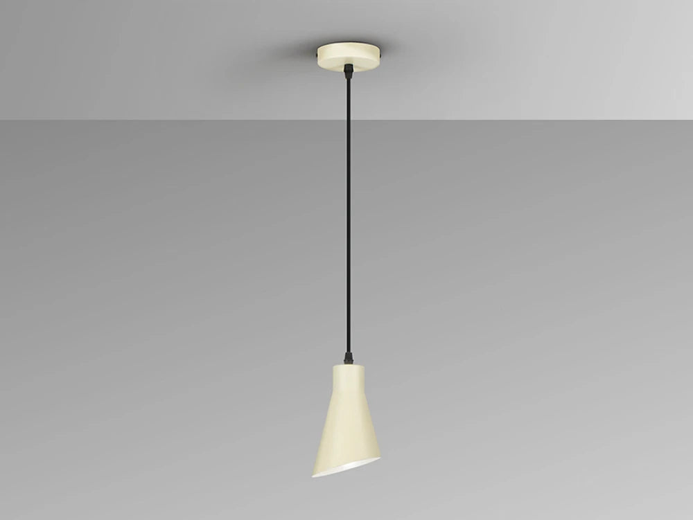 Pendul din Metal Crem 20W D11xH180cm Bera