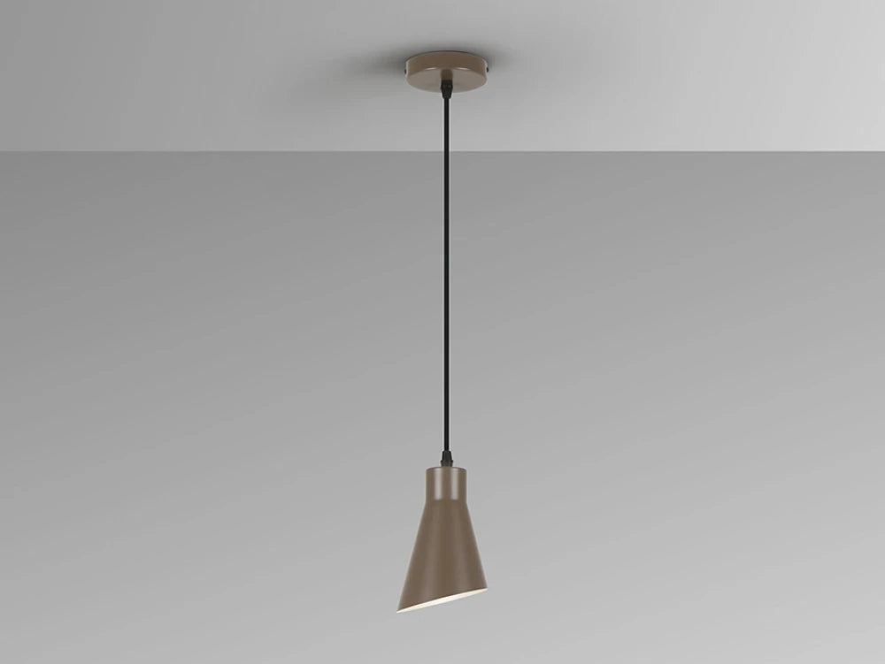 Pendul din Metal Maro inchis 20W D10,5xH180cm Bera
