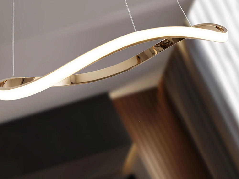 Lustra din Metal/Aluminiu Rosegold 27W D60xH120cm Naos