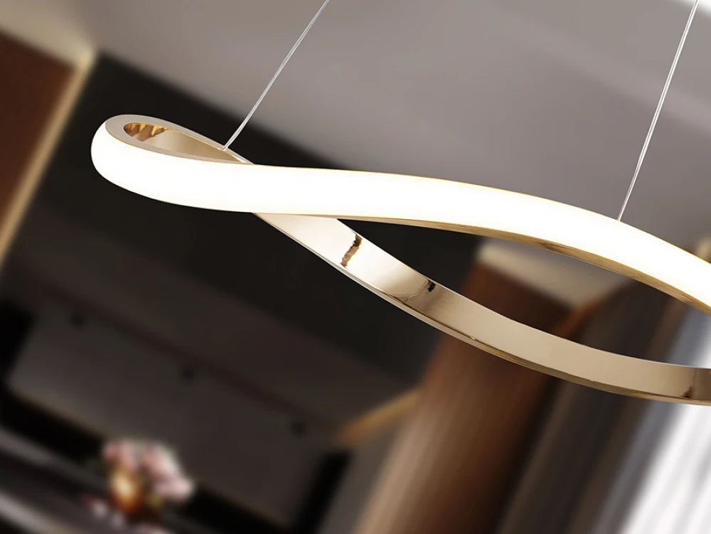 Lustra din Metal/Aluminiu Rosegold 27W D60xH120cm Naos
