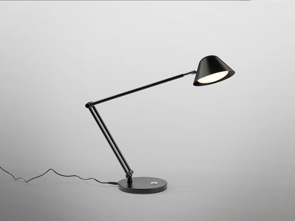 Veioza din Metal/Aluminiu Negru 10W L15xH46cm Taros