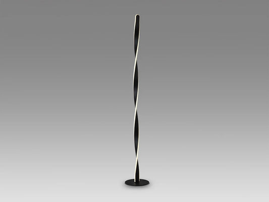 Lampa de podea din Metal Negru 40W D22xH150cm Twist